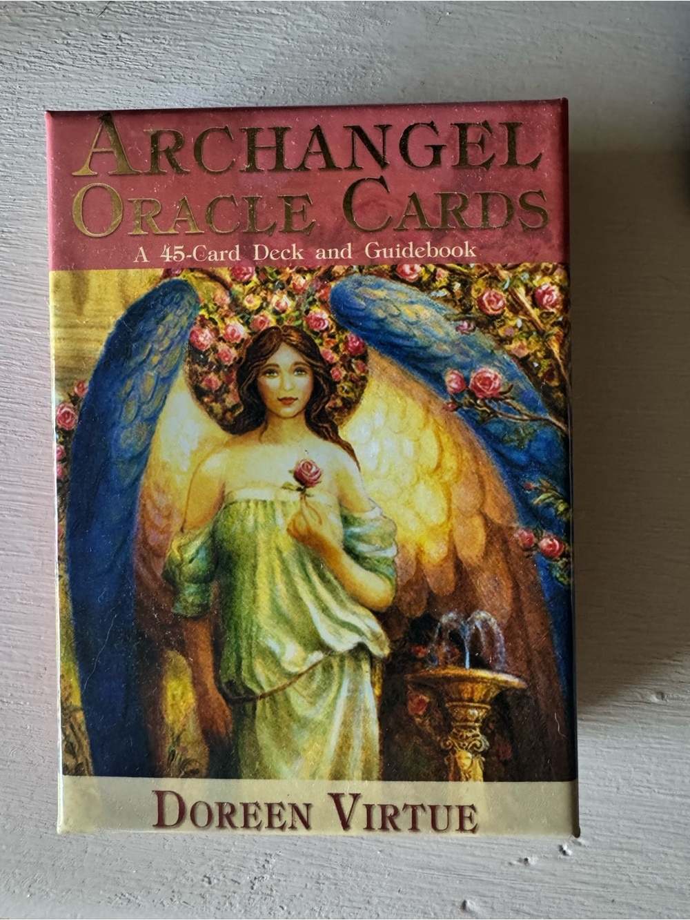 Doreen Virtue Archangel Oracle Cards - Pink and Blue Deck